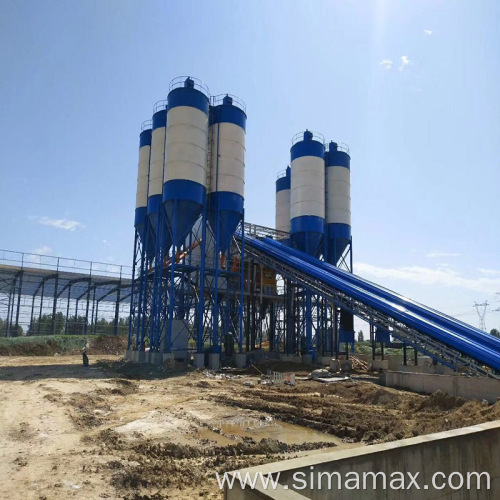 Export to Indonesia HZS25 Concrete Batching Plant